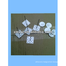 Self adhesive pin for internal insulation